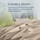  Tempur-Pedic TEMPUR Luxe Egyptian Cotton Sheet Set Sandstone (Queen) IMAGE 7