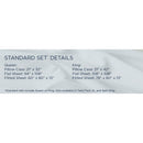  Tempur-Pedic TEMPUR Luxe Egyptian Cotton Sheet Set Sleepy Blue (Queen) IMAGE 19