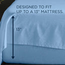  Tempur-Pedic TEMPUR ProAir Sheet Set Blue Azure (King) IMAGE 3