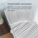  Tempur-Pedic TEMPUR Rayon from Bamboo Sheet Set White (Split King) IMAGE 7