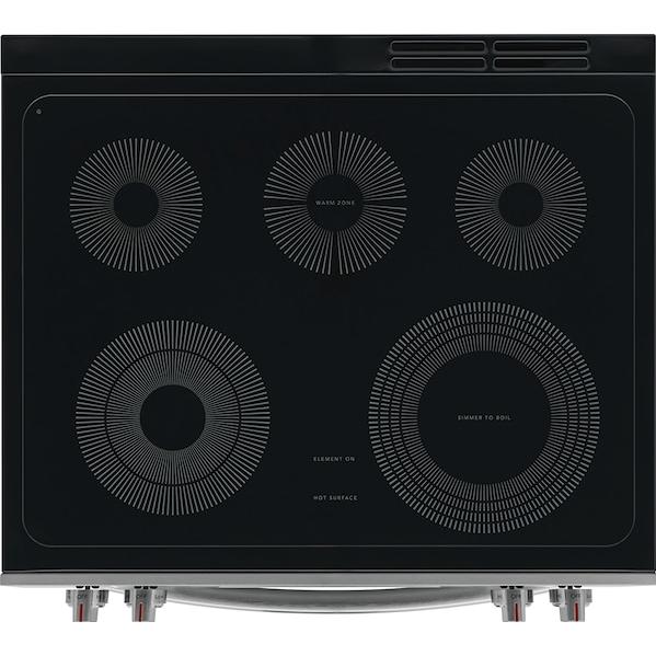  Frigidaire Gallery 30-inch Freestanding Electric Range with Convection Technology GCFE3059BF IMAGE 3