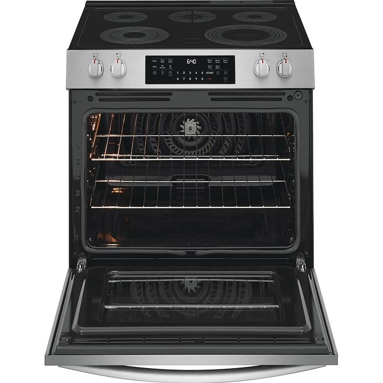  Frigidaire Gallery 30-inch Freestanding Electric Range with Convection Technology GCFE3059BF IMAGE 4