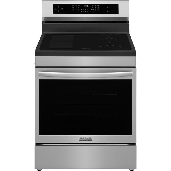  Frigidaire Gallery 30-inch Freestanding Induction Range with Total Convection Technology GCRI3060BF IMAGE 1