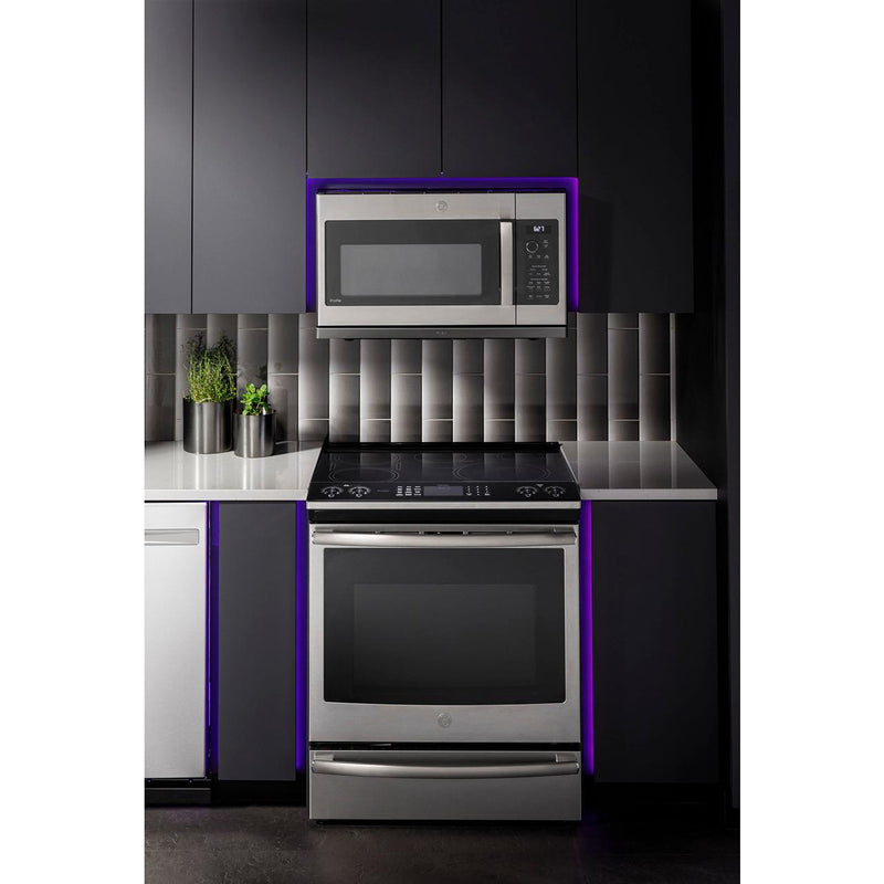  GE Profile 30-inch 2.2 cu. ft. Over-the-Range Microwave Oven PVM9225RYSS IMAGE 4