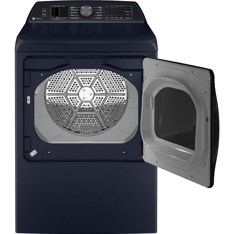  GE Profile 7.3 cu.ft. Electric Dryer with Steam and Washer Link PTD80EBPTRS IMAGE 3