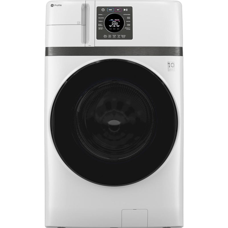  GE Profile All-in-One Electric Laundry Center with SmartDispense™ Technology PFQ83HSHWWW IMAGE 1