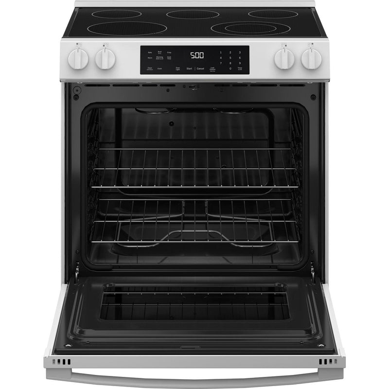  GE 30-inch Slide-in Electric Range with Crisp Mode GRS500PVWW IMAGE 4