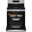  GE Profile 30-inch Smart Freestanding Gas Convection Range with No Preheat Air Fry and EasyWash™ Oven Tray PGF700AYFS IMAGE 4