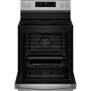 GE Profile 30-inch Smart Freestanding Electric Convection Range with No Preheat Air Fry and EasyWash™ Oven Tray PRF700AYFS IMAGE 3