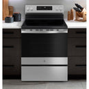  GE Profile 30-inch Smart Freestanding Electric Convection Range with No Preheat Air Fry and EasyWash™ Oven Tray PRF700AYFS IMAGE 9