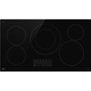  LG 36-inch Built-in Electric Cooktop with UltraHeat™ 3.0kW Element CBEW3613BE IMAGE 1