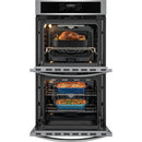  Frigidaire 27-inch, 7.6 cu. ft. Built-in Double Wall Oven with Air Fry FCWD2730AS IMAGE 3