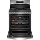  Frigidaire Gallery 30-inch Freestanding Electric Range with Air Fry Technology GCRE3059BF IMAGE 2