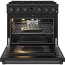  Thor Kitchen 36-inch Freestanding Gas Range with Convection Technology ARG36B IMAGE 2