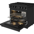  Thor Kitchen 36-inch Freestanding Gas Range with Convection Technology ARG36B IMAGE 5