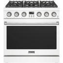  Thor Kitchen 36-inch Freestanding Gas Range with Convection Technology ARG36W IMAGE 1