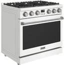  Thor Kitchen 36-inch Freestanding Gas Range with Convection Technology ARG36W IMAGE 3