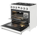  Thor Kitchen 36-inch Freestanding Gas Range with Convection Technology ARG36W IMAGE 6