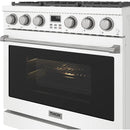  Thor Kitchen 36-inch Freestanding Gas Range with Convection Technology ARG36W IMAGE 7