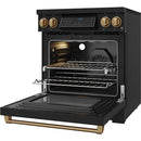  Thor Kitchen 30-inch Freestanding Induction/Electric Range with Tilt Panel RSI30B-BRZ IMAGE 5