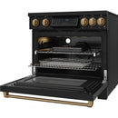  Thor Kitchen 36-inch Freestanding Induction/Electric Range with Tilt Panel RSI36B-BRZ IMAGE 5