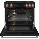  Thor Kitchen 36-inch Freestanding Induction/Electric Range with Tilt Panel RSI36B-RSG IMAGE 2