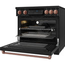  Thor Kitchen 36-inch Freestanding Induction/Electric Range with Tilt Panel RSI36B-RSG IMAGE 5