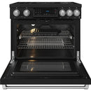 Thor Kitchen 36-inch Freestanding Induction/Electric Range with Tilt Panel RSI36B-SS IMAGE 2
