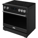  Thor Kitchen 36-inch Freestanding Induction/Electric Range with Tilt Panel RSI36B-SS IMAGE 4