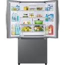  Samsung 33-inch, 25 cu.ft. Bespoke AI 3-Door French Door Refrigerator RF25C5A01SRAA IMAGE 3