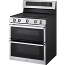  LG 30-inch, 7.3 cu. ft. Smart Electric Double Oven Freestanding Range with ProBake Convection® LDEL7324YE IMAGE 4