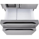  LG 29 cu. ft. Smart Standard-Depth MAX™ 4-Door French Door Refrigerator with Full-Convert Drawer™ LF29N8330S IMAGE 4