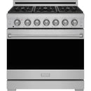  Thor Kitchen 36-inch Freestanding Gas Range with Precision Knob Control RSG36P IMAGE 1