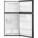  GE 30-inch, 21 cu. ft. Freestanding Top Freezer Refrigerator with Garage-Ready Performance GPS21KGZBB IMAGE 3