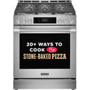 Frigidaire Professional 30-inch Gas Range with Stone-Baked Pizza PCFG3085BF IMAGE 1