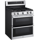  LG 30-inch Gas Double Oven Range with Air Fry LDGL6924Y IMAGE 11