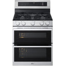  LG 30-inch Gas Double Oven Range with Air Fry LDGL6924Y IMAGE 1