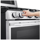  LG 30-inch Gas Double Oven Range with Air Fry LDGL6924Y IMAGE 6
