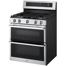  LG 30-inch Gas Double Oven Range with Air Fry LDGL6924Y IMAGE 9