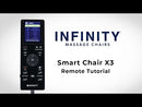 Infinity Massage Chairs Massage Chairs Massage Chair Smart S-Track Massage Chair X3 3D/4D - Black EXTERNAL_VIDEO 3