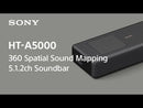 Sony 5.1.2-Channel Sound Bar with Wi-Fi HT-A5000 EXTERNAL_VIDEO 2