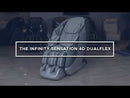  Infinity Massage Chairs Massage Chairs Massage Chair Sensation 4D DualFlex Massage Chair - Silver / Gray EXTERNAL_VIDEO 1